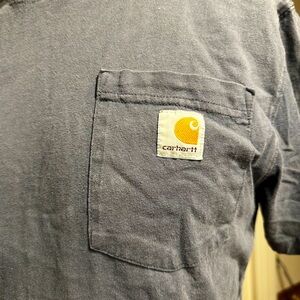 Carhartt steel blue tee. Size medium